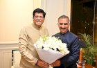 Chief Minister calls on Union Minister for Commerce and Industry