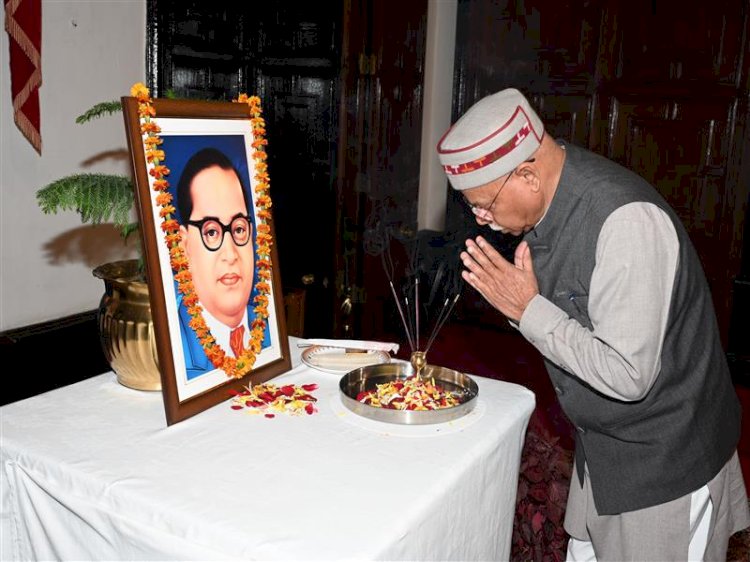 Governor pays tribute to Dr. Bhimrao Ambedkar