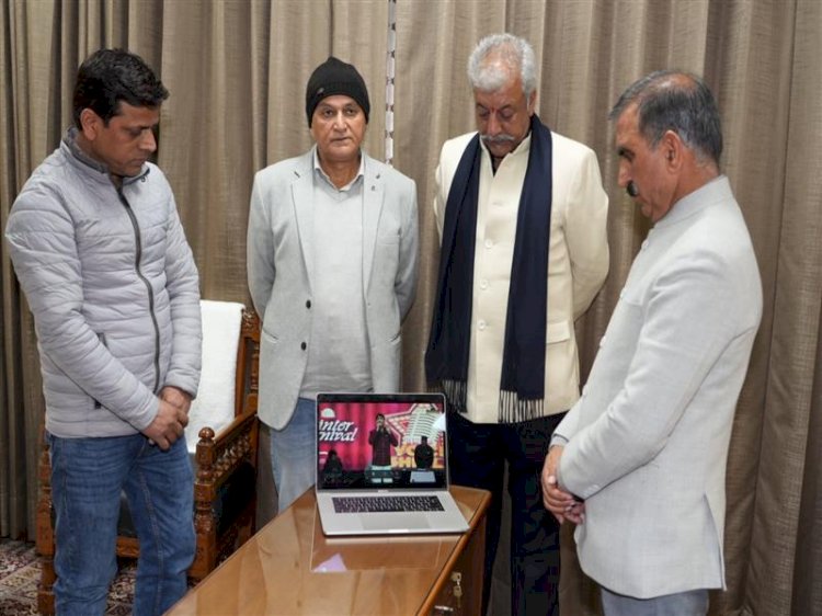 CM launches theme song of Winter Carnival Shimla-2025