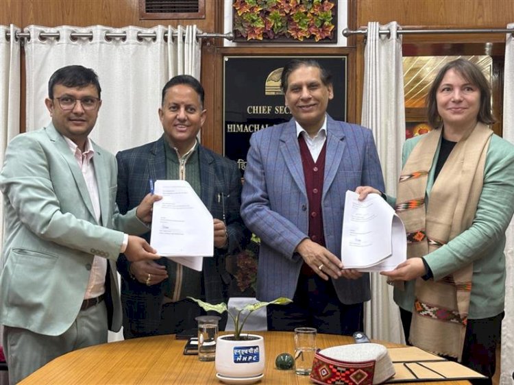 HP Government Signs MoU with AFD for Disaster Risk Reduction