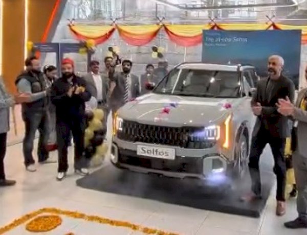 New Kia Seltos launched in Hamirpur Kia Showroom Its bigger, higher and more power packed than older version