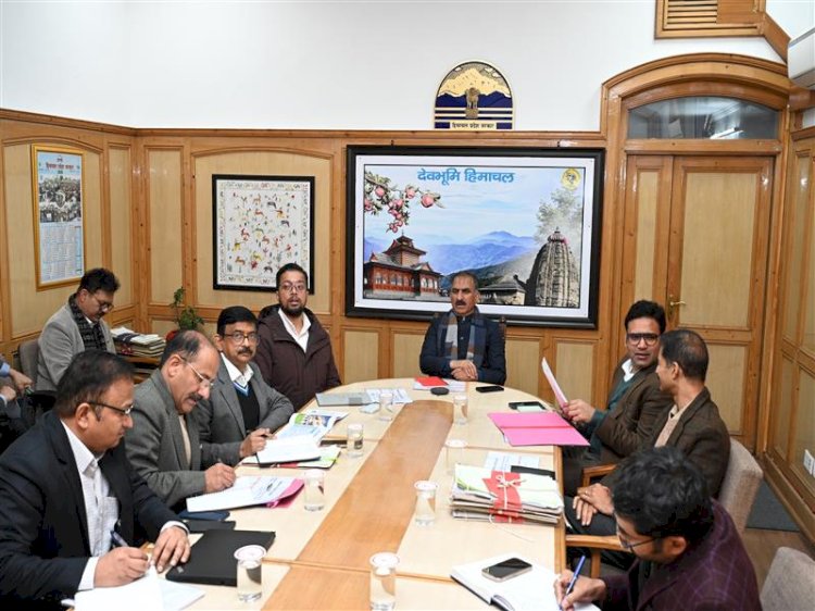 Chief Minister outlines Rs.2350 crore strategic overhaul of Himachal Tourism