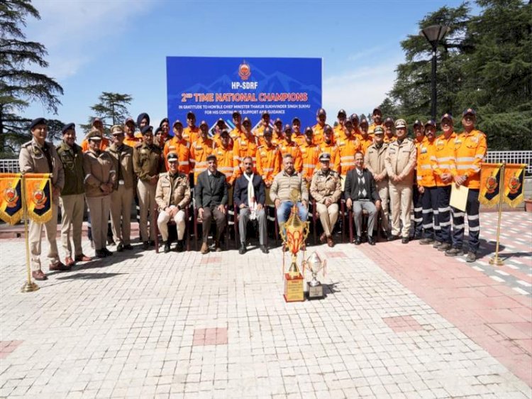 Proud moment for Himachal as SDRF tops national CSSR competition again: CM