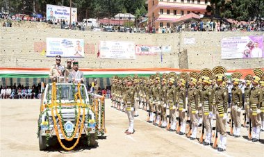 State level Himachal Day celebrated at Peo, CM unfurls National Flag