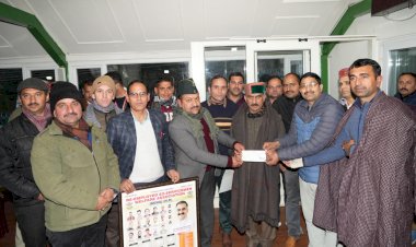 Contribution towards Mukhya Mantri Sukh Ashray Kosh