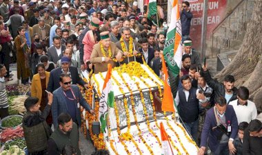 Chief Minister unveils, lays foundation of Rs. 75 crore development project in Bhatiyat AC