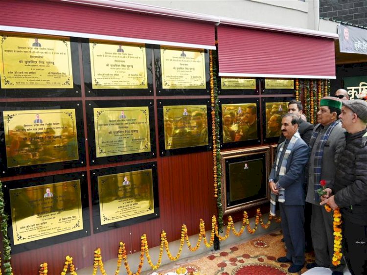 Chief Minister tours Solan AC, dedicated Rs. 186 crore development projects