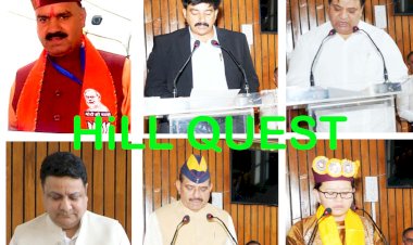 Speaker Administered Oath of office to six newly elected MLAs