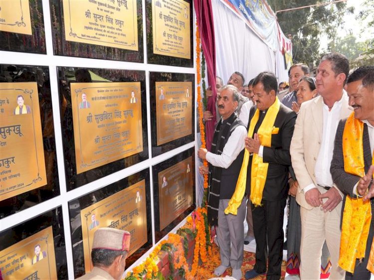 CM inaugurates and lays foundation stone of Rs. 102 crore projects for Kullu