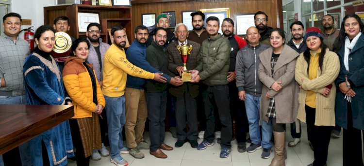 Bioengineering team secures a hattrick victory at Shoolini University's Inter-Faculty Cricket Tournament