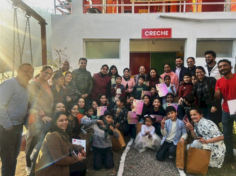 Winter Camp for faculty and staff children concluded at Shoolini University