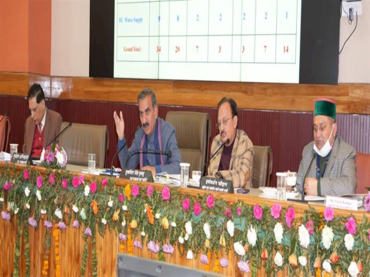 CM holds budget priority meeting with MLA's from Hamirpur, Una and Sirmaur districts