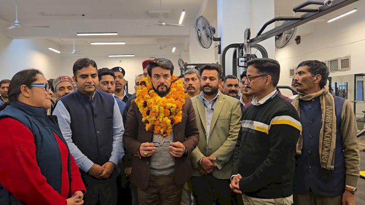 Anurag Singh Thakur inaugurates modern sports gym at SAI National Centre of Excellence in Hamirpur