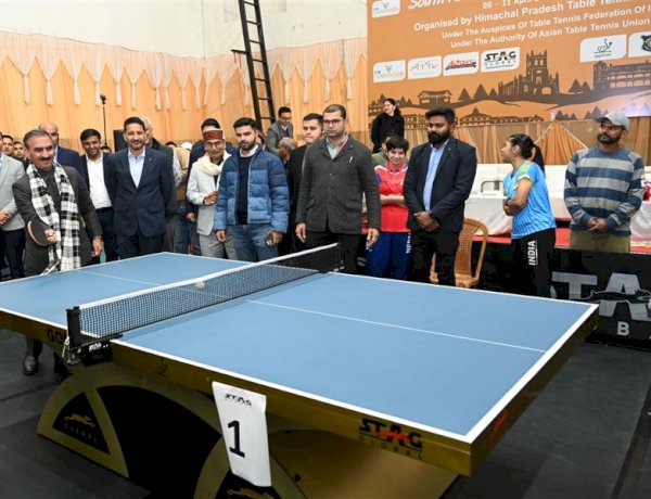 CM inaugurates South Asian Youth Table Tennis Championship in Shimla