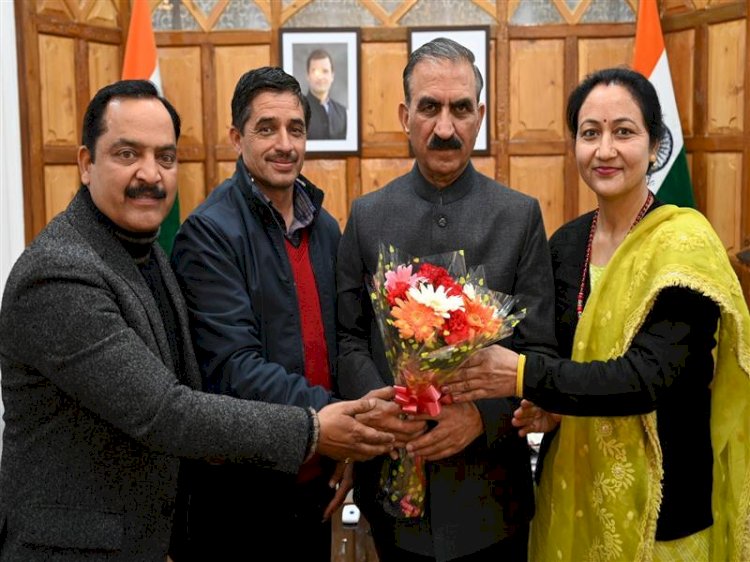 Delegation of State Computer Teacher's Association meets Chief Minister