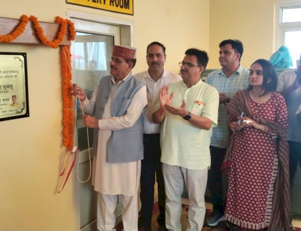 CM inaugurates 33/11 kV power sub-station in Sujanpur Assembly constituency